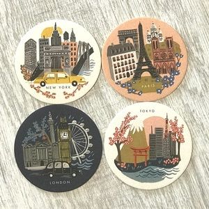 Rifle Paper Co. Bon Voyage Coaster Set of 8